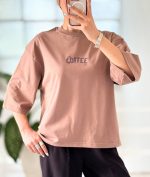 تیشرت باکسی coffee - Image 5